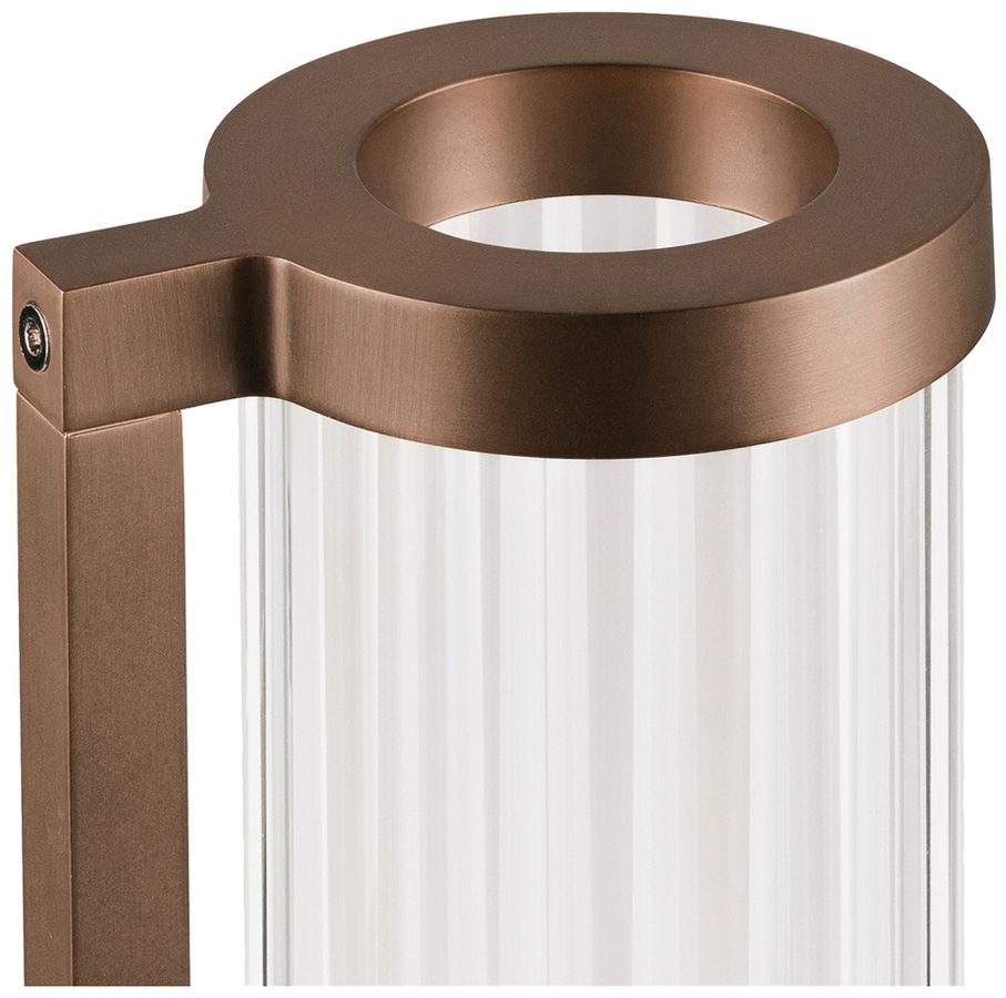 Applique LED SLV QUIMERA 8.2W 320lm 927/930 REG Ø76×413mm rame