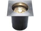 EB-Bodenleuchte SLV DASAR, GU10 75W eckig IP67 Edelstahl