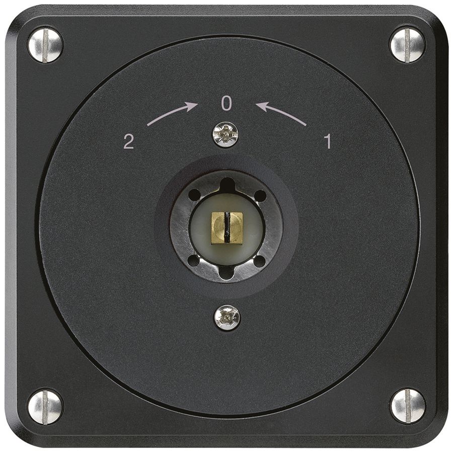 Contact pivotant à clé carrée ENC robusto noir sans clapet inverseur combi