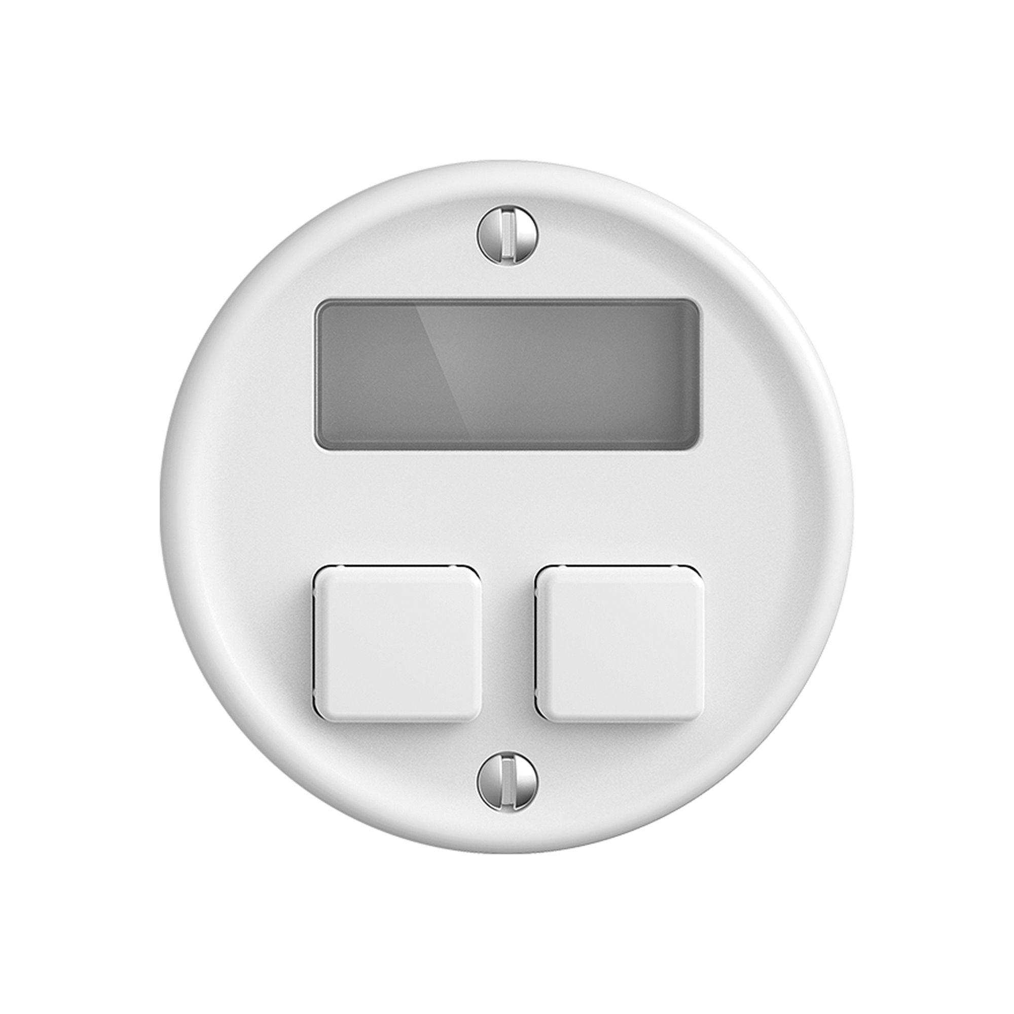 Montageset STANDARDdue SNAPFIX® komplett inkl.Tasten f.2×Taster RTH ws