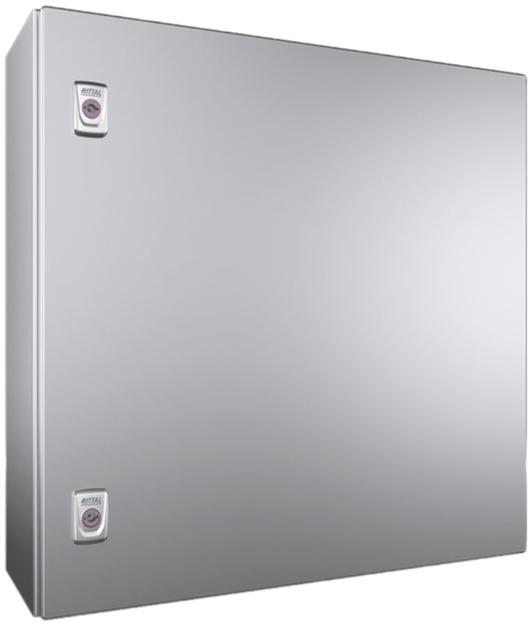 Armoire compacte Rittal AX, 1 porte, IP66, 600×600×210mm, acier fin V4A