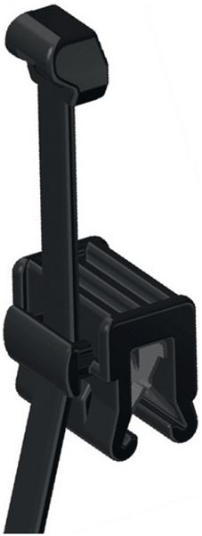 Kantenclip mit Kabelbinder EdgeClip T50ROSEC21, seitlich parallel 1…3mm PA66HS