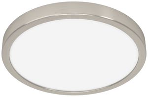 LED-Deckenleuchte Eglo FUEVA 16W 0…1800lm 2700…6500K IP44 DIM Ø278×25mm Nickel