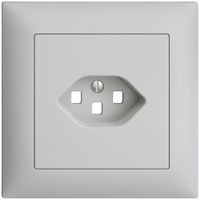 UP-Frontset EDIZIOdue hellgrau 88×88mm 1×T23