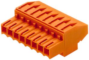Buchsenstecker Weidmüller BL geschlossen 3.5mm 10L verzinnt orange