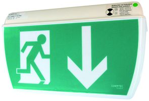 LED-Notleuchte Lumatec A2 L3RW1/1-TA-IP65, Einzelbatterie 1h, Wand/Decke