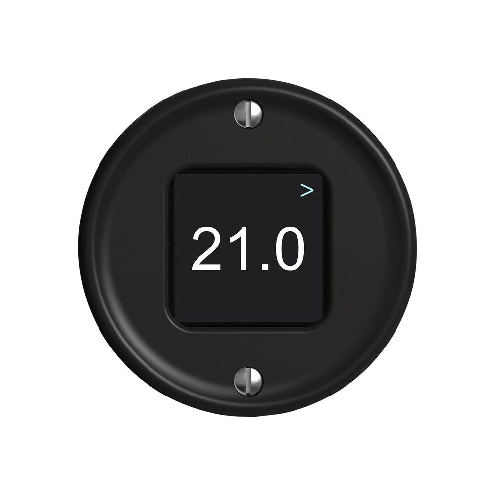 Raumtemperatursensor STANDARDdue Wiser CO2 230V 5…30°C schwarz