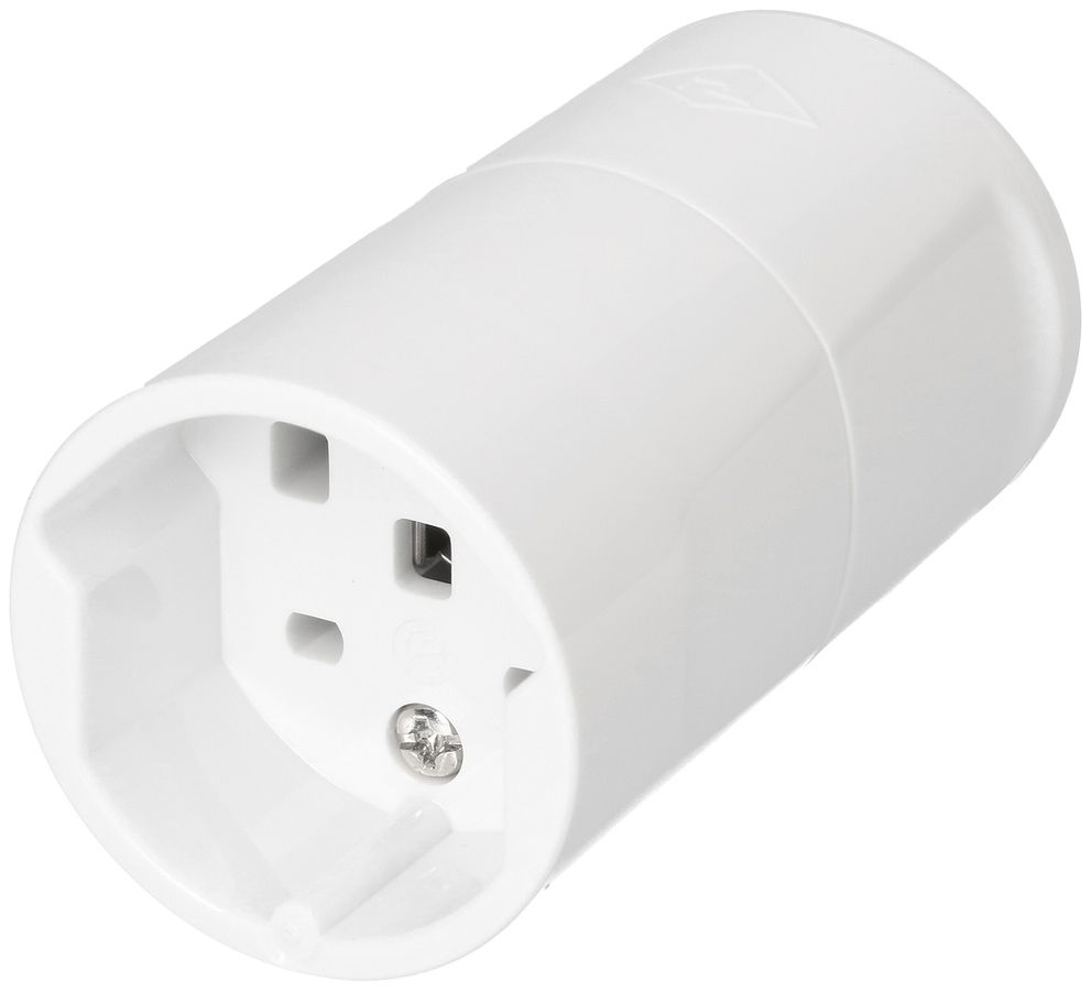 Kupplungssteckdose MH TH T25 3L+N+PE 16A 400/250V horizontal Ø8…12.5mm ws