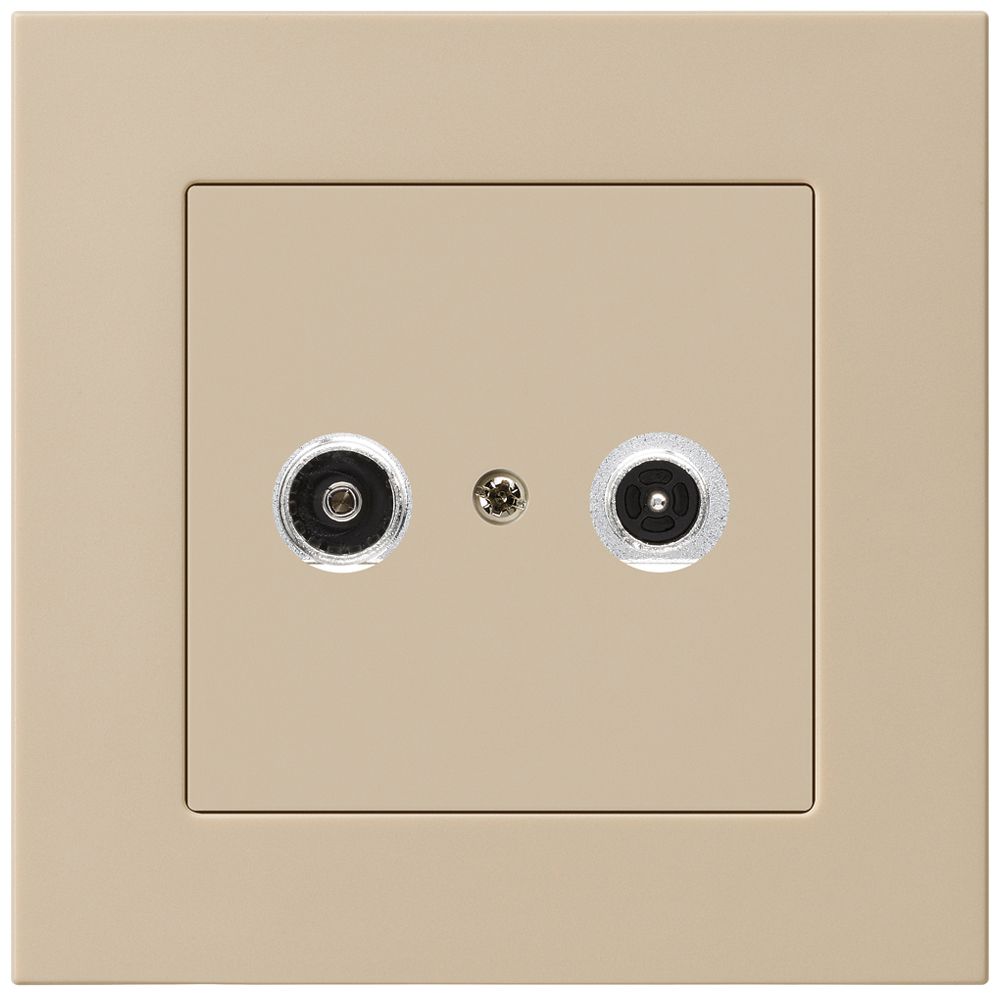 UP-Antennendose kallysto.pro R/TV 23dB 2GHz beige