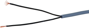 Steuerkabel LiYY 2×0.75mm² nummeriert grau