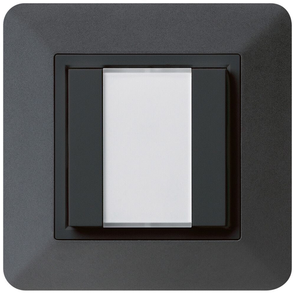 UP-Universaltaster 2×kallysto.trend ohne LED schwarz