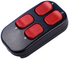 Handsender ALADIN Mini II EnOcean 4-Kan anthrazit/rot