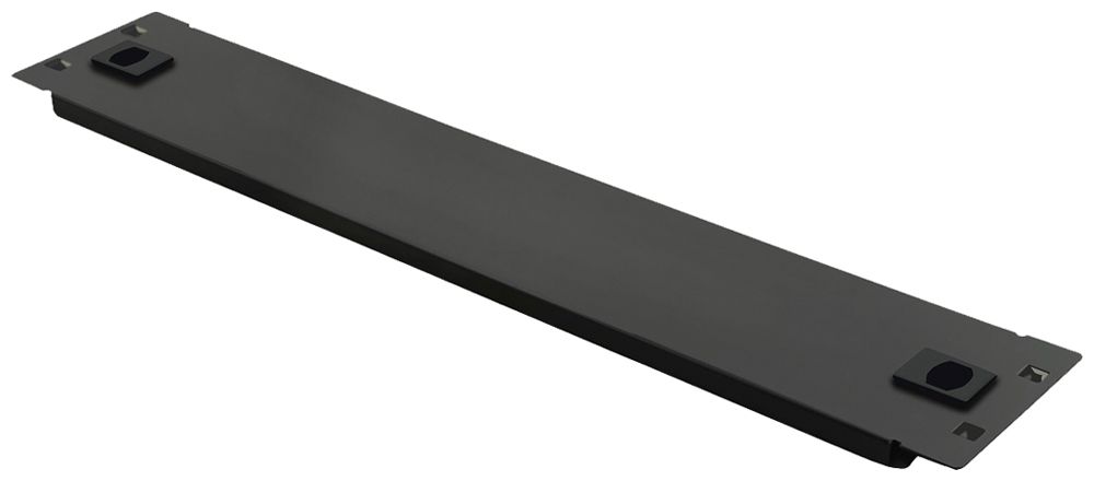 Blindplatte 19" Snap-in ROLINE 490×100mm Stahl schwarz