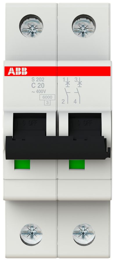 Leitungsschutzschalter ABB S202-C20 20A C 6kA