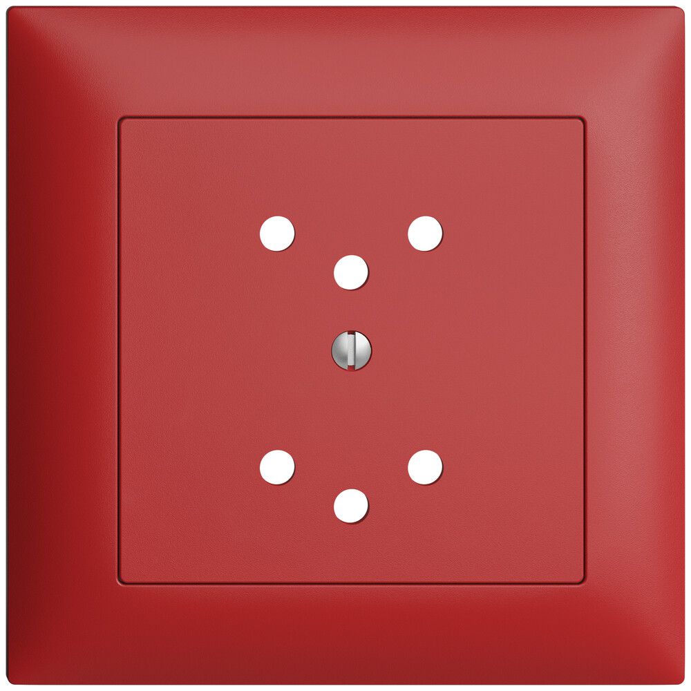 Frontset EDIZIOdue berry 88×88mm 2×T12 mit Shutter