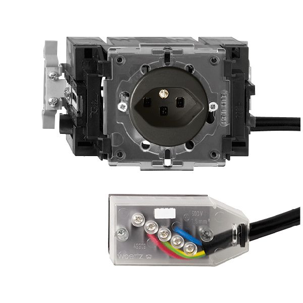 Prise INC FH JK53SNFK.L2 T23 noir