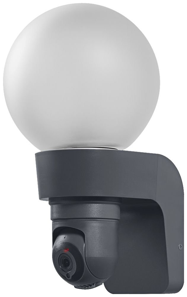 Wandleuchte LEDVANCE SMART+ Globe PIR SEN E27 1×15W IP44 schwarz
