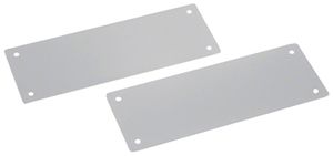 Sockelblende Hager FZ911WS 2.5×100×369mm Seitenset schwarz Stahl