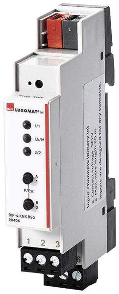 REG-Binäreingang Luxomat BIP4-KNX 4-fach
