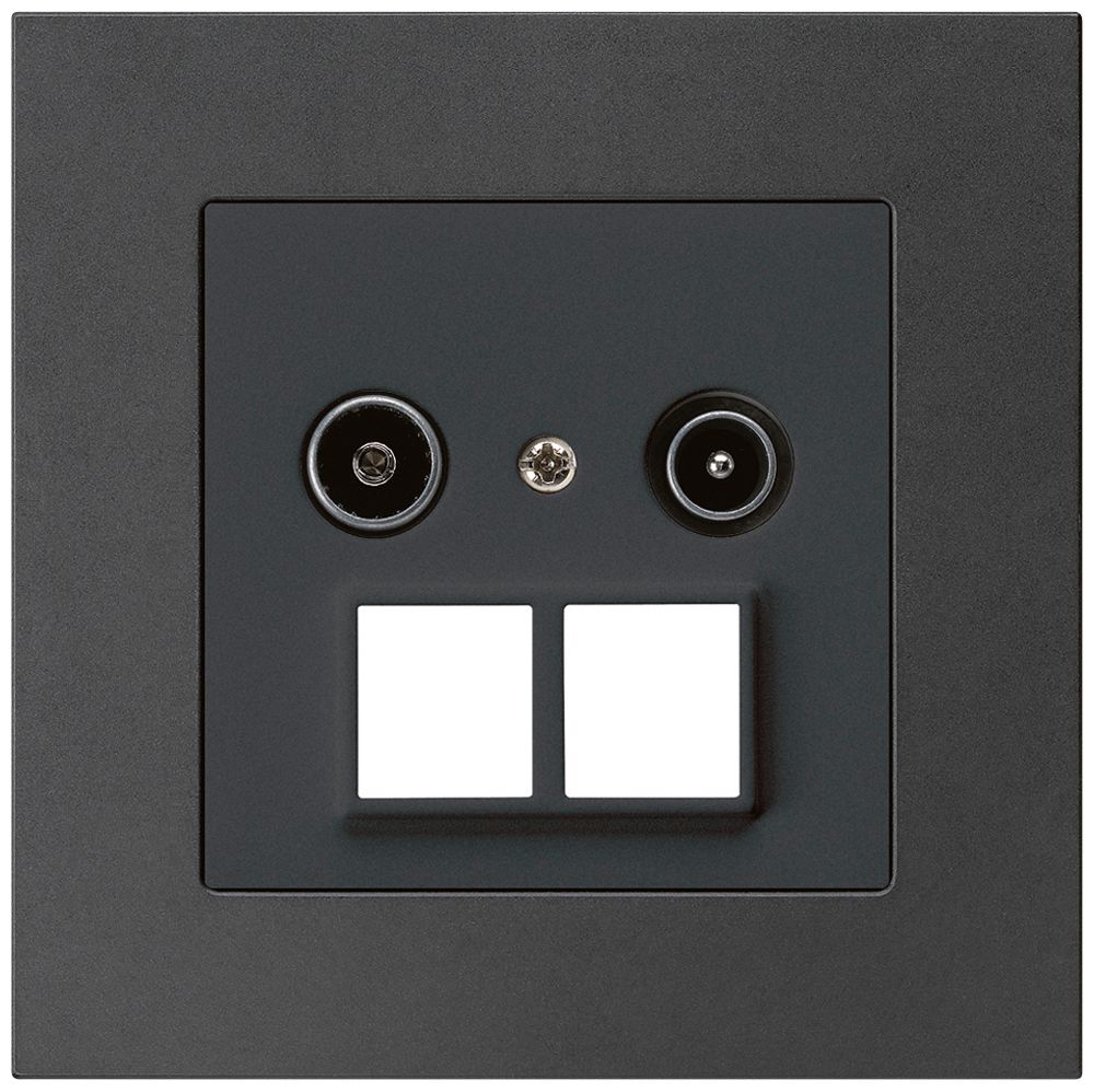 UP-Antennendose R/TV HMS kallysto.pro 23dB schwarz