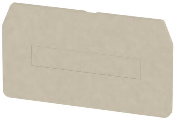 Abschluss-/Zwischenplatte Weidmüller ZAP/TW 4 62×34.8mm beige