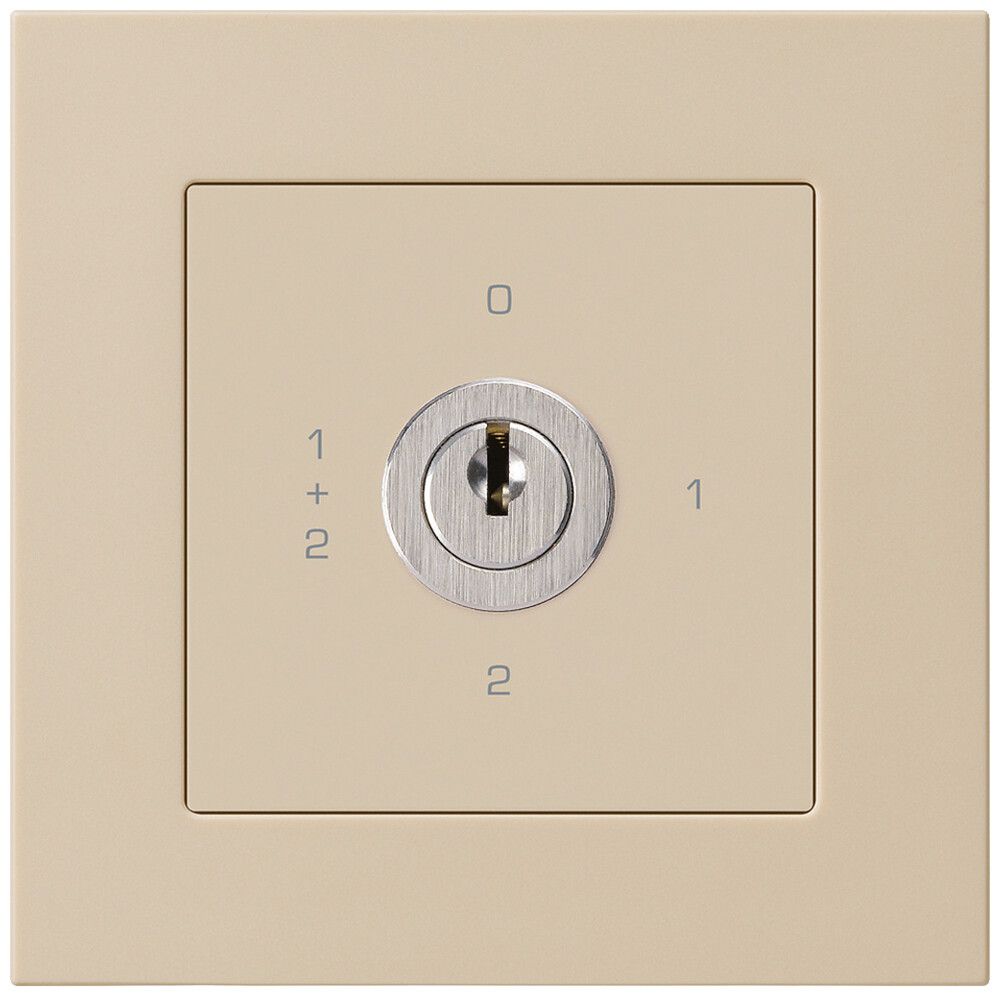 Interruttore rotativo INC kallysto.pro 1/1L beige con serratura Kaba 8