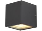 Wandleuchte SLV SITRA CUBE, 2×GX53 9W IP44 anthrazit