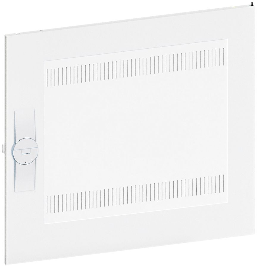 Tür rechts geschlitzt Hager AP 519×469×12mm IP3X reinweiss