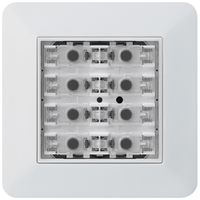 UP-Taster KNX KTR f.8×Tasten 8×Betätigungspunkte LED weiss