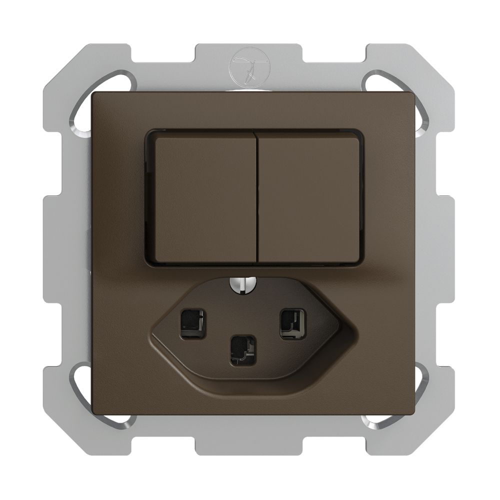 UP-Kombination 1/3+3/1L+T23 16A EDIZIOdue coffee