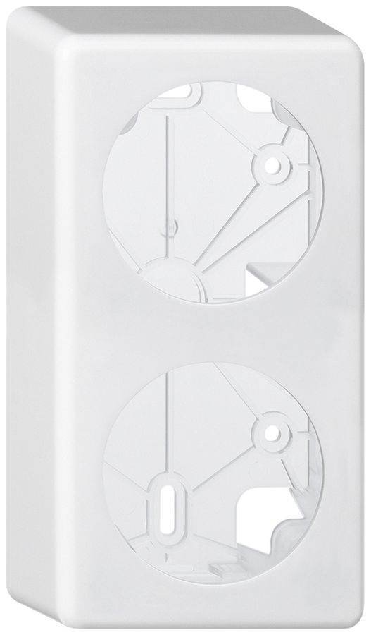 AP-Montageset basico I-I weiss 2×Ø58mm