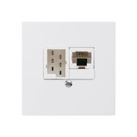 UP-Dose kallysto 1×RJ45u+1×TT83 weiss