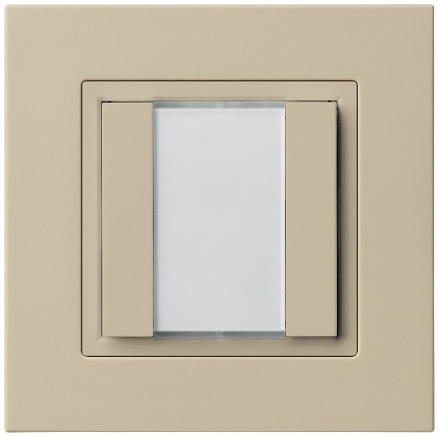 Pulsante universale INC 2×kallysto.pro con LED beige