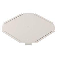 Deckel BET RKD zu Kreuzstück 200mm Edelstahl A4 blank