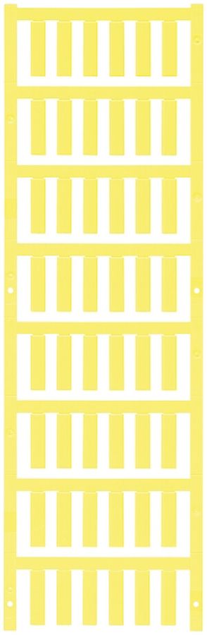 Marcatore di conduttore Weidmüller MultiCard SF p.Ø3.6…6mm 21×5.7mm PA66 giallo