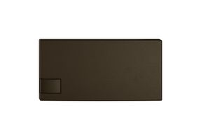 Poussoir 1/2 EDIZIO.liv SNAPFIX® p.KNX&UNI s.LED comm.à 1 touche br