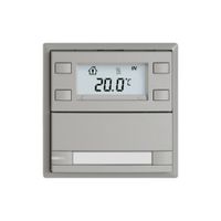 Poussoir RTH EDIZIO.liv SNAPFIX® a.RGB-LED étiqu.1×touche comm.2T grc