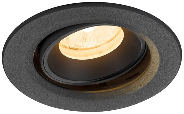 Downlight LED SLV NUMINOS MOVE XS 6.9W 950lm 3000K NB DALI Ø80×53 nero