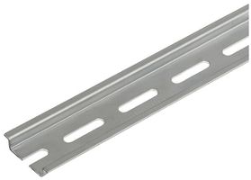 Barre profilée Weidmüller TS35 35×7.5×1000mm à fente 5.2×25mm acier zinguée