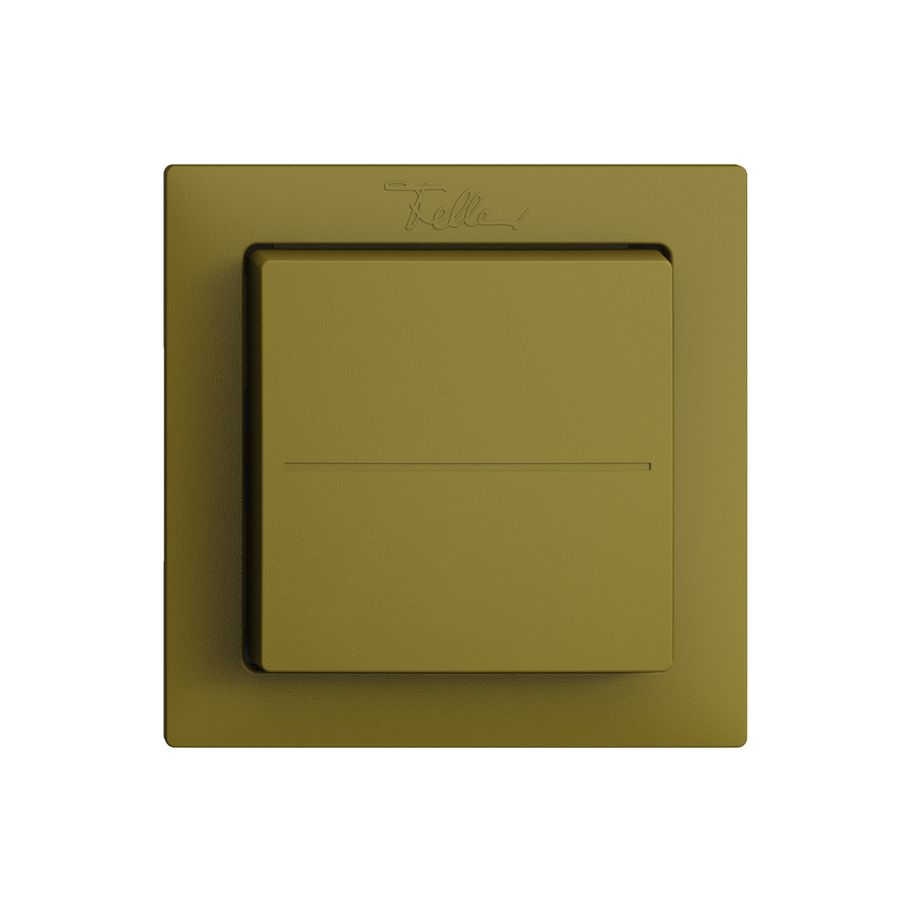 Funktaster EnOcean Feller EDIZIOdue F, 2K/1T, batterielos, olive