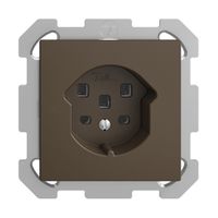 UP-Steckdose EDIZIOdue T25 16A coffee, mit Steckklemmen