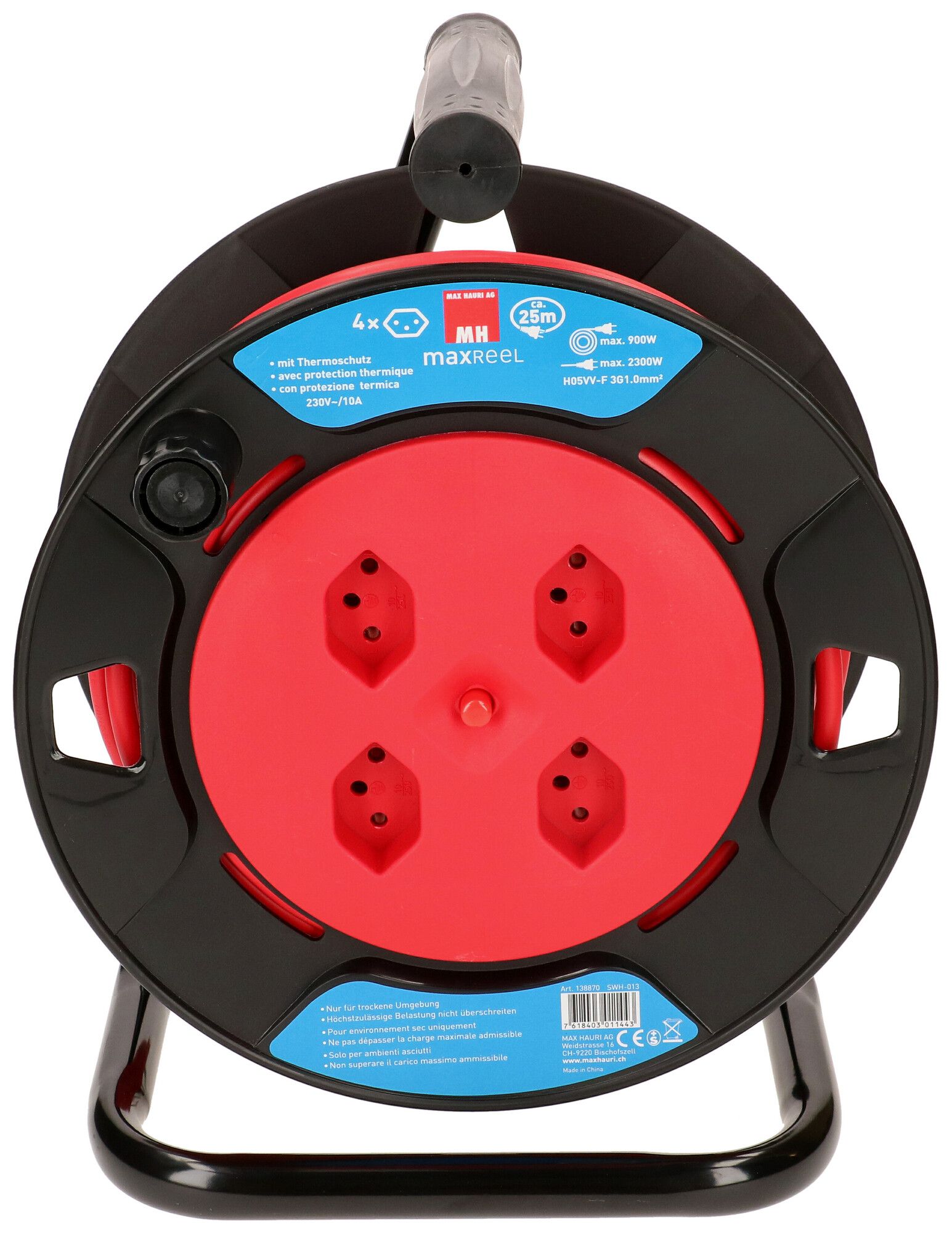 Kabelrolle MH REEL 4×T13 25m IP20 sz