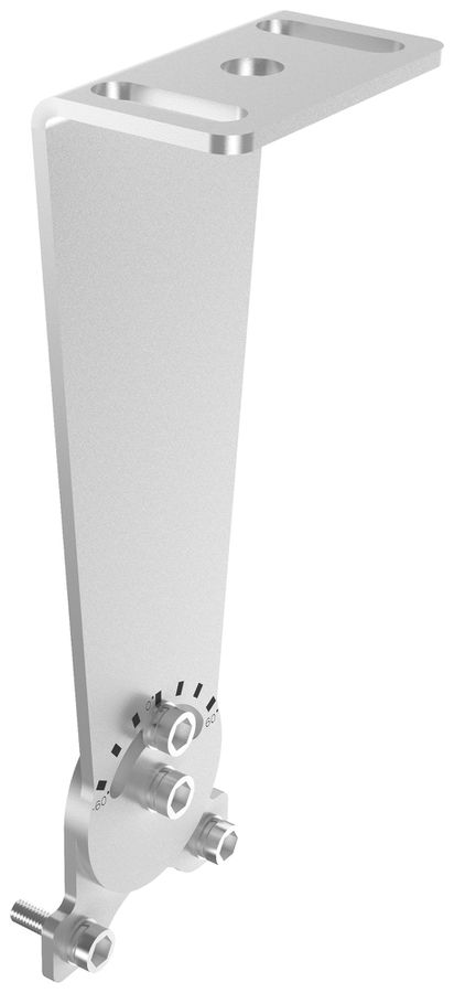Étrier de fixation DOTLUX LIGHTBEAM acier 55×60×3mm blanc orientable jeu de 2
