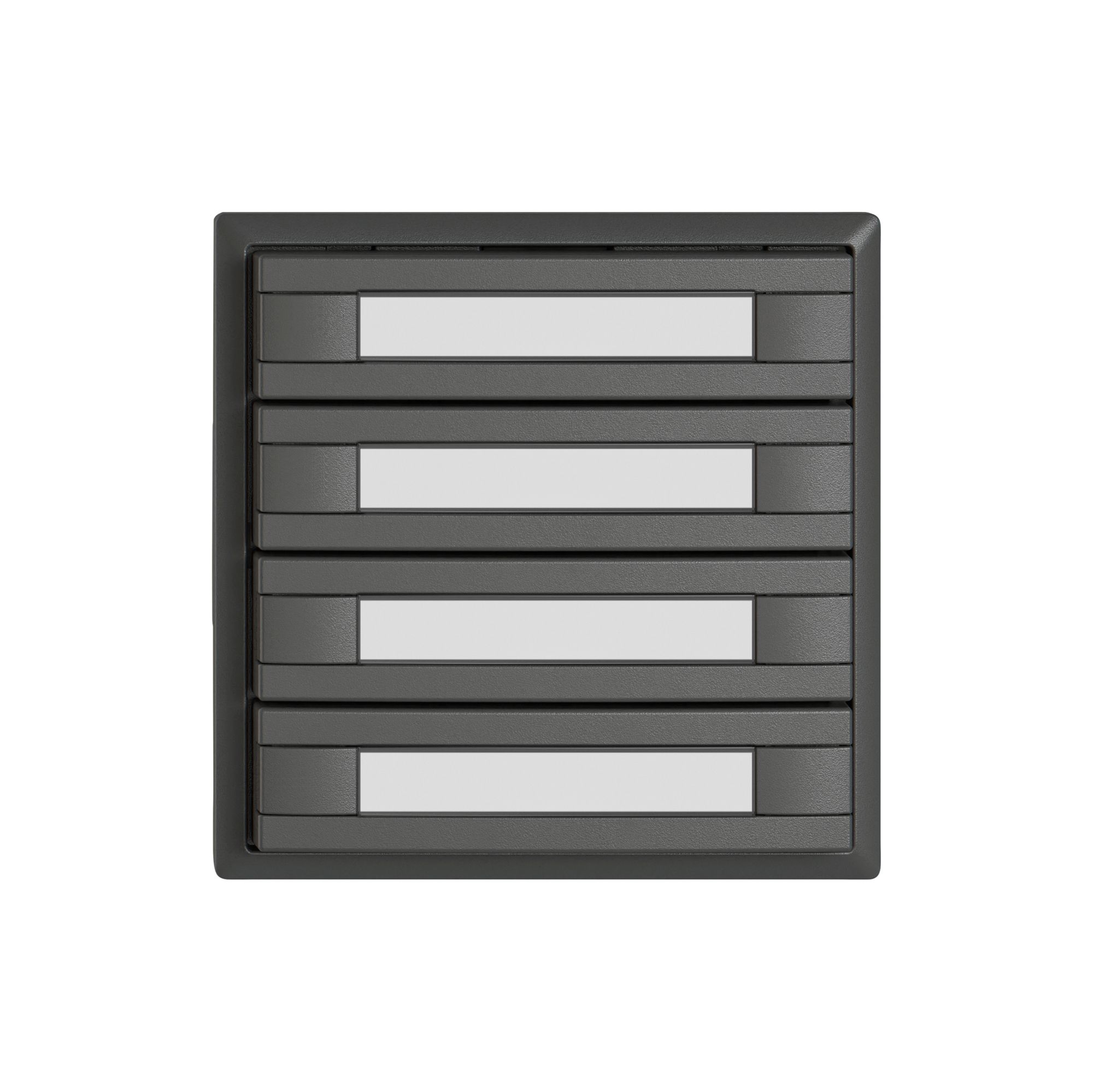 Pulsante universale EDIZIO.liv UNI SNAPFIX® s.LED 8× com.1T targ.grs