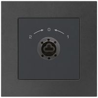 UP-SchwenkTaster 1->0<-2 schwarz kallysto.pro für Schloss ohne Zylind