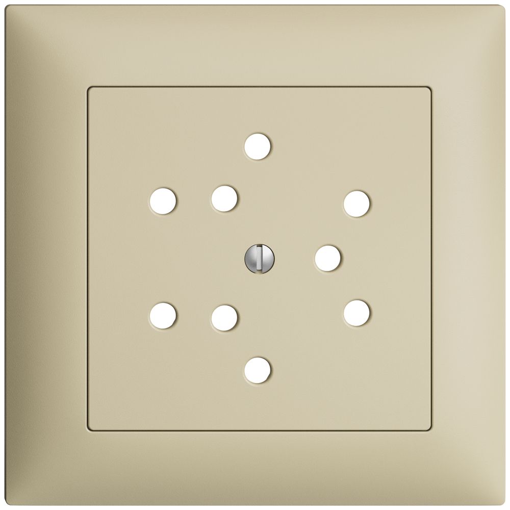 Frontset EDIZIOdue vanille 88×88mm 3×T12