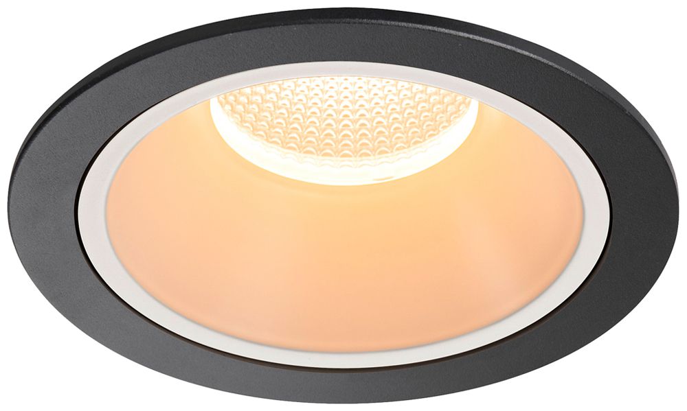 Downlight LED SLV NUMINOS XL 24W 3500lm 2700K WB DALI Ø160×105mm ne/bi