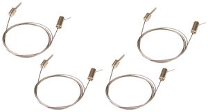 Seilabhängung-Set SG Sense Stahl 2000mm Silber 4 Stk