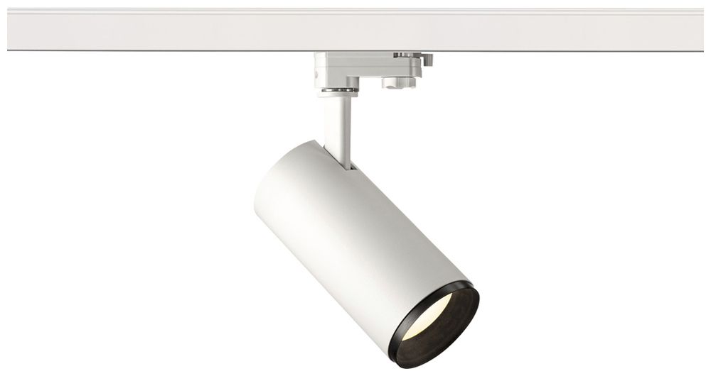 Spot LED SLV 3~ NUMINOS M PHASE 20W 2120lm 4000K 36° Ø85×185mm blanc