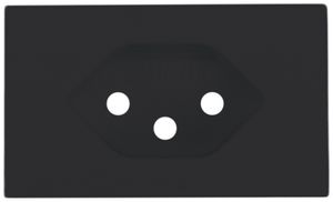 FLF Frontabdeckung Steffen, für 1×T13, schwarz